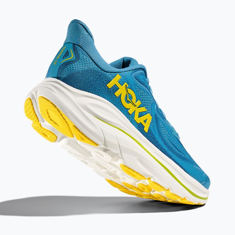 Men's running shoes HOKA Clifton 10 Wide alpine blue/foggy night 5