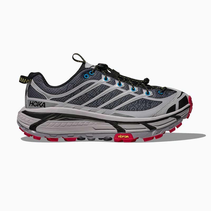Shoes HOKA Mafate Three 2 Wordmark Ash Grey/Outer Orbit 2