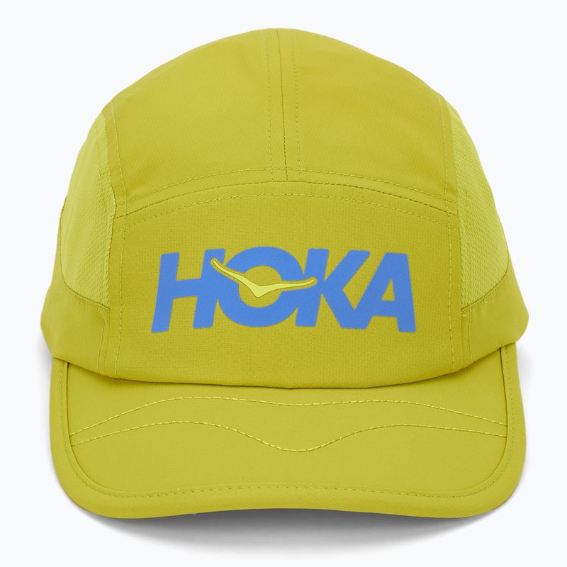 Baseball cap HOKA Run pea green 2