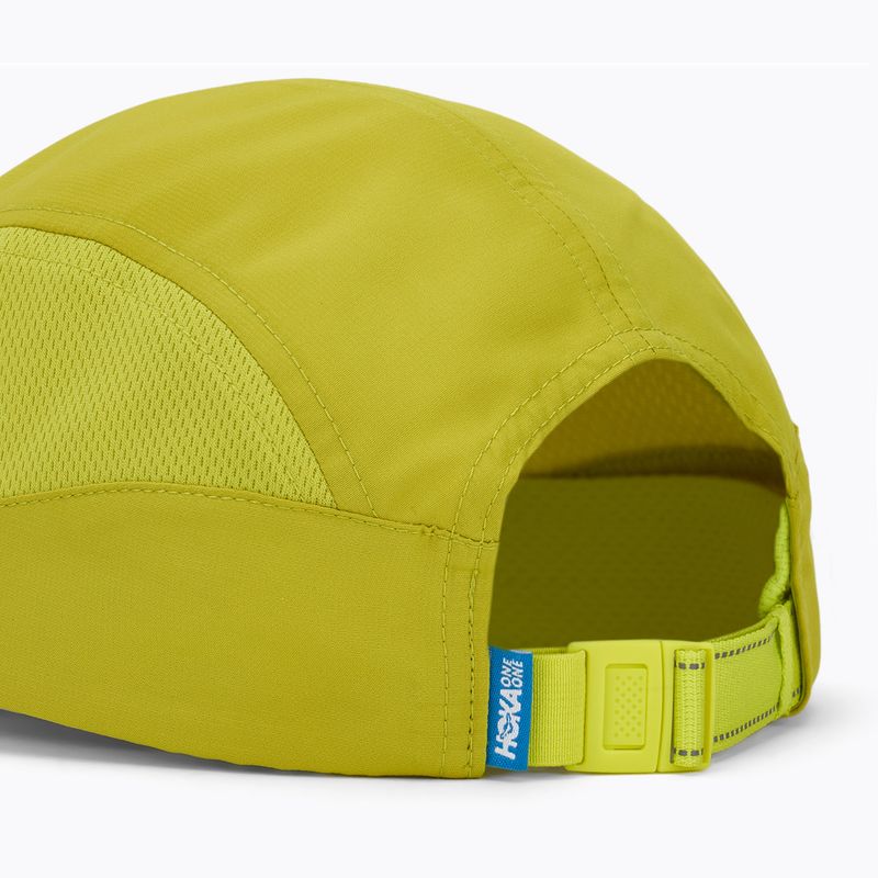 Baseball cap HOKA Run pea green 4