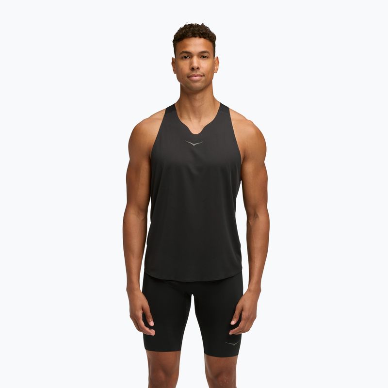 Men's running top HOKA Race Singlet hoka black