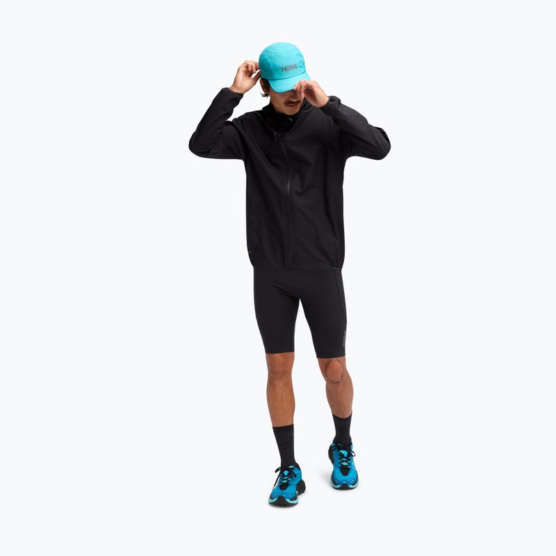 Men's running jacket HOKA Skybreeze Waterproof GTX black 2