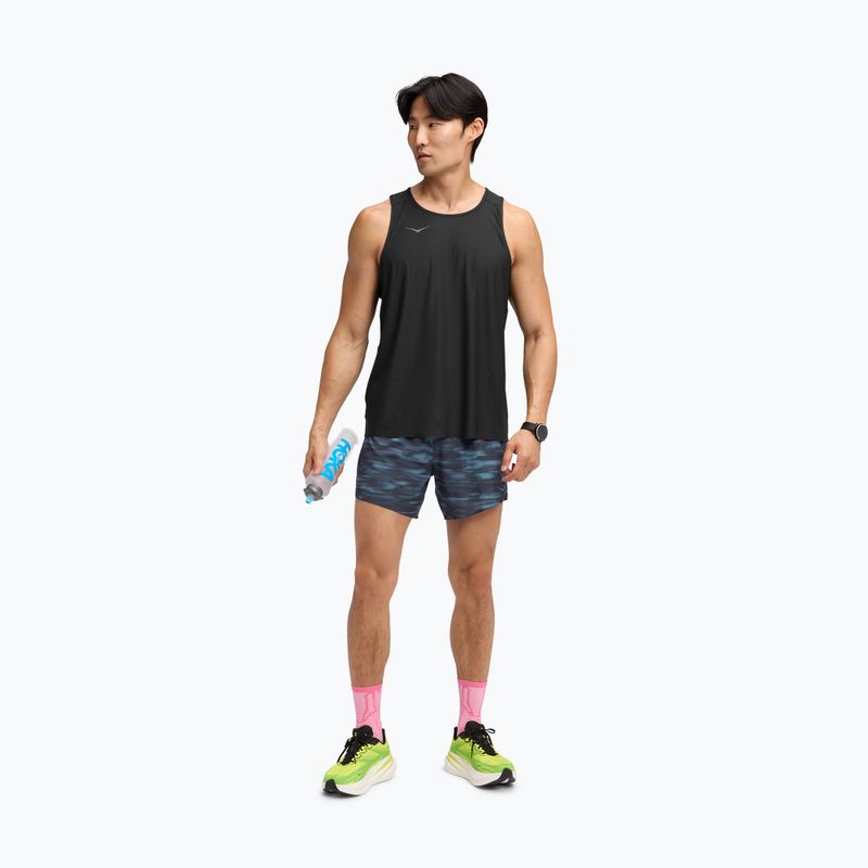 Men's running shorts HOKA Glide 5" blue blurr 2