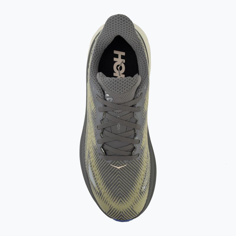 Men's running shoes HOKA Clifton 9 GTX gravel/eggshell 5