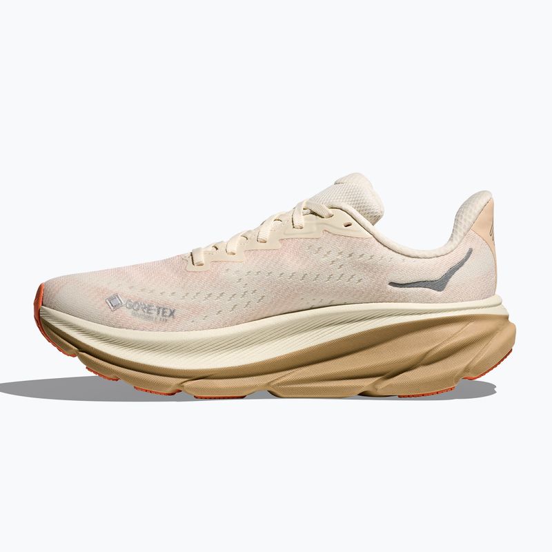 Women's running shoes HOKA Clifton 9 GTX eggshell/khaki 3