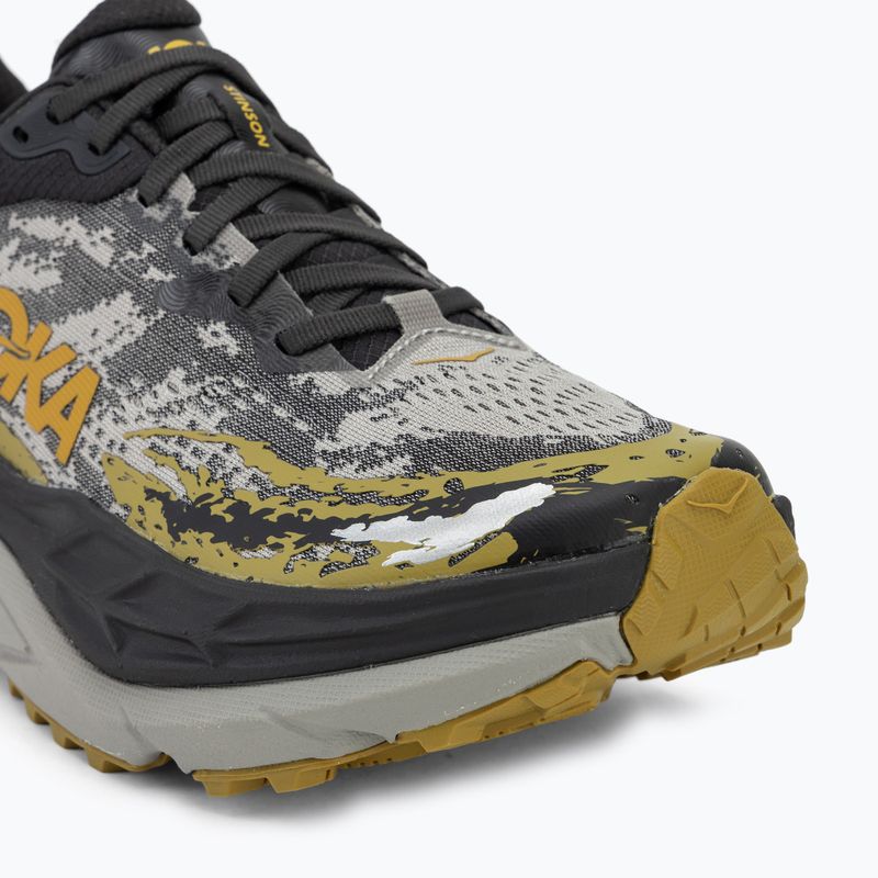 Men's running shoes HOKA Stinson 7 black/cement 7