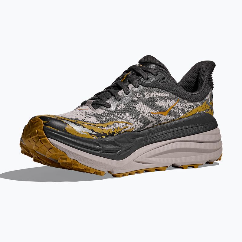 Men's running shoes HOKA Stinson 7 black/cement 2