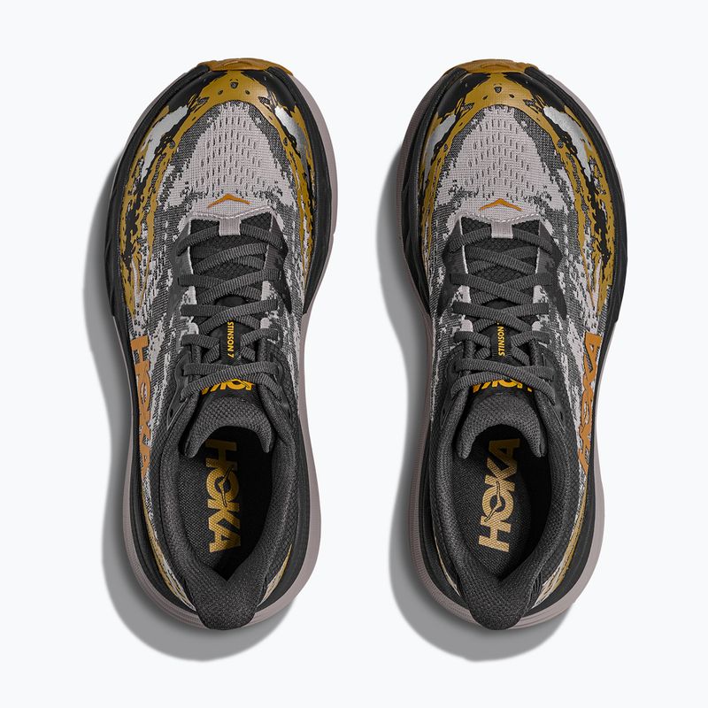 Men's running shoes HOKA Stinson 7 black/cement 7