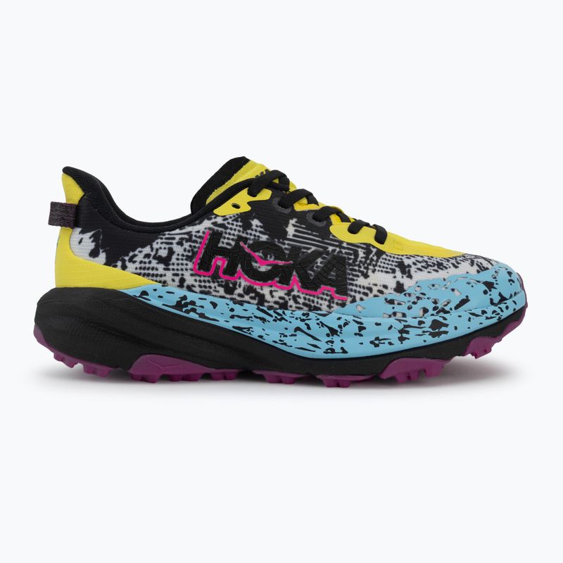 Children's running shoes HOKA Speedgoat 6 electric lemon/black 2