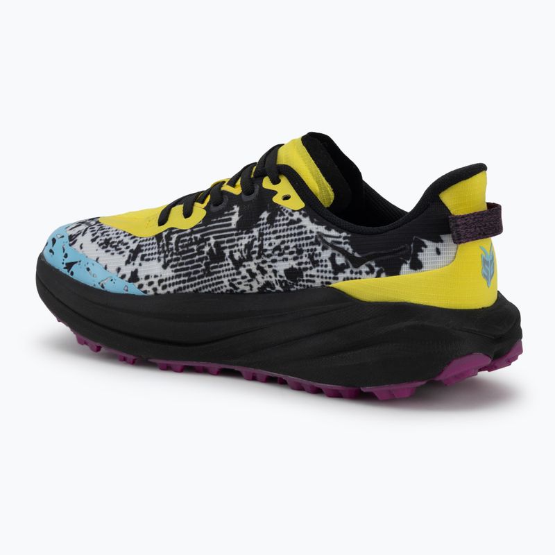 Children's running shoes HOKA Speedgoat 6 electric lemon/black 3
