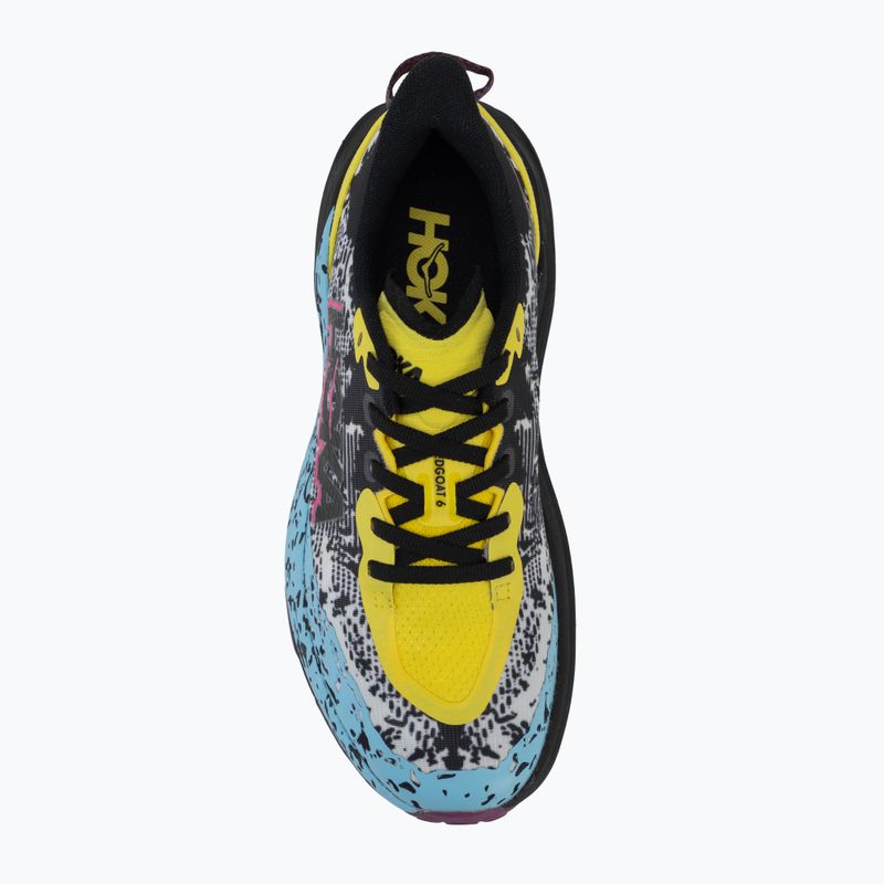 Children's running shoes HOKA Speedgoat 6 electric lemon/black 5