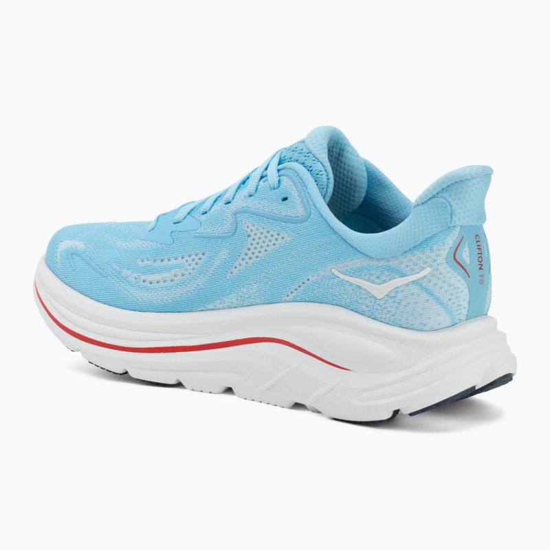 Women's running shoes HOKA Clifton 10 soaring blue/frost 3