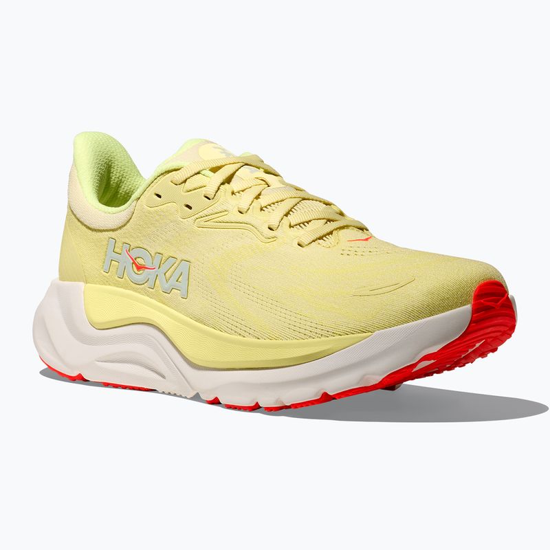 Women's running shoes HOKA Arahi 8 sunlight/neon yuzu