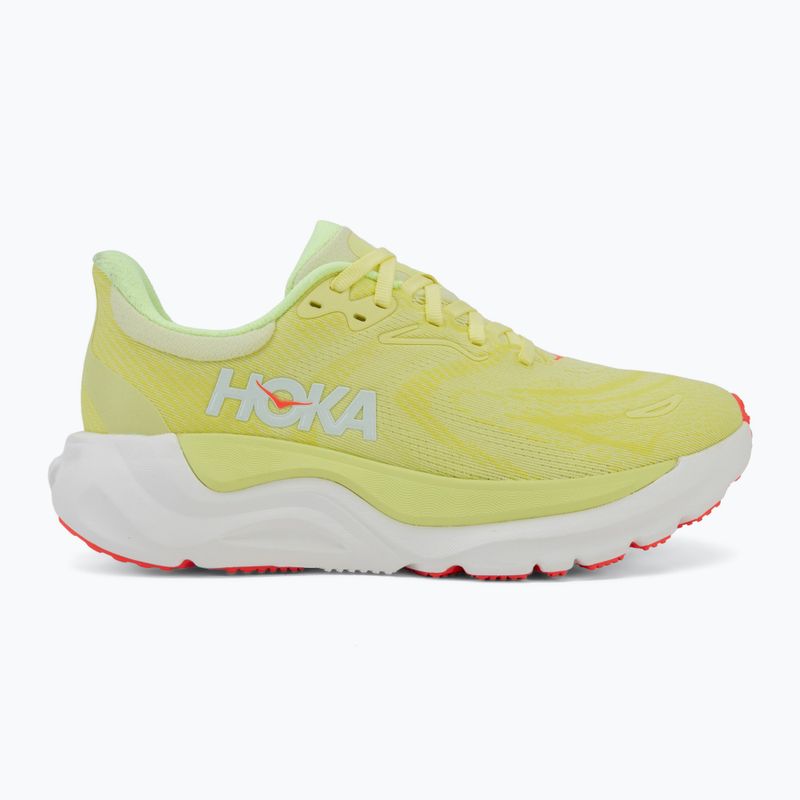 Women's running shoes HOKA Arahi 8 sunlight/neon yuzu 2