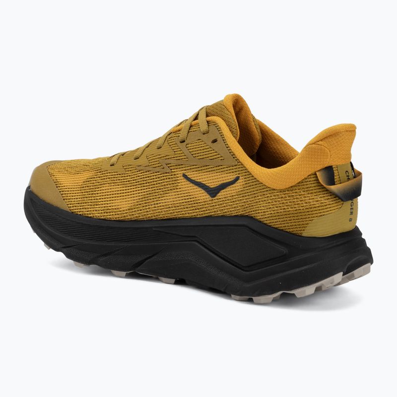Men's running shoes HOKA Challenger 8 mustard seed/black 3