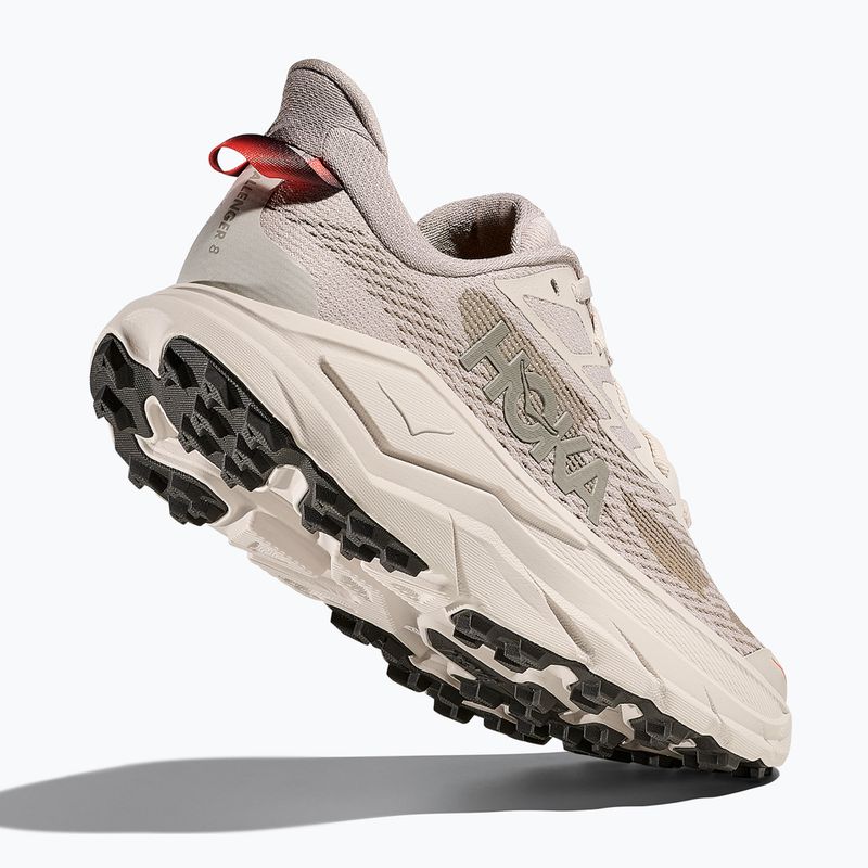 Women's running shoes HOKA Challenger 8 stucco/asphalt grey 5