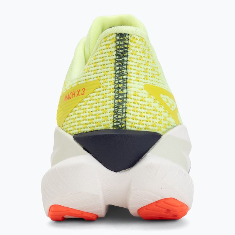 Women's running shoes Hoka Mach X 3 Nneon yuzu/squid ink 6