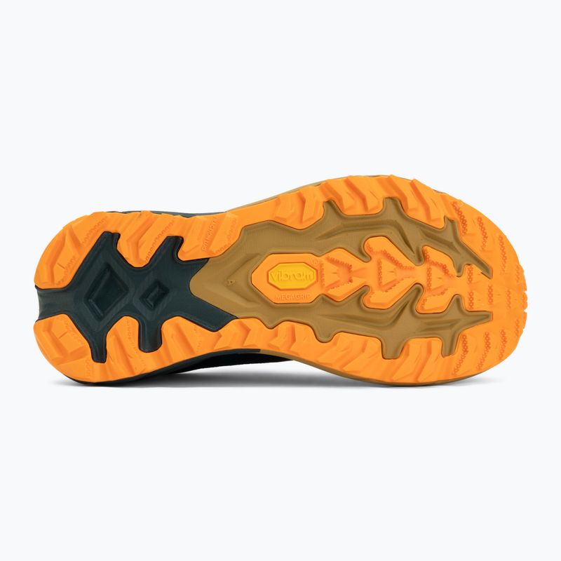 Men's running shoes HOKA Mafate 5 tidal wave/mustard seed 4