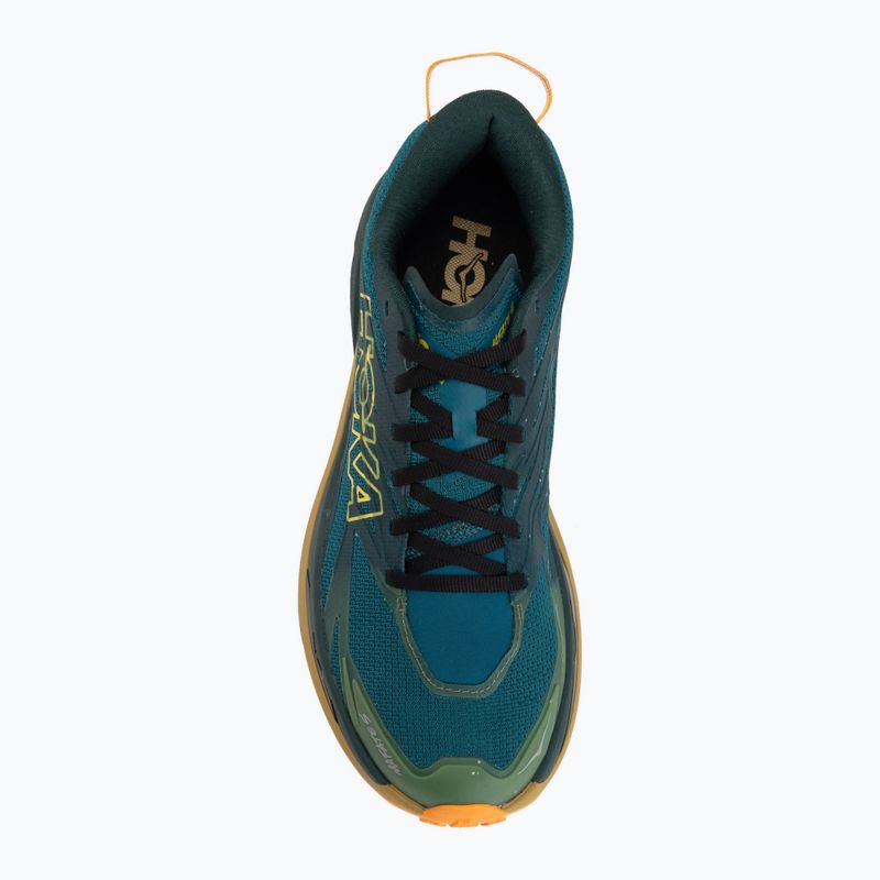 Men's running shoes HOKA Mafate 5 tidal wave/mustard seed 5