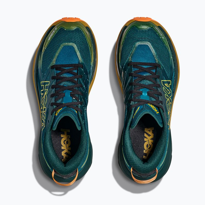 Men's running shoes HOKA Mafate 5 tidal wave/mustard seed 7