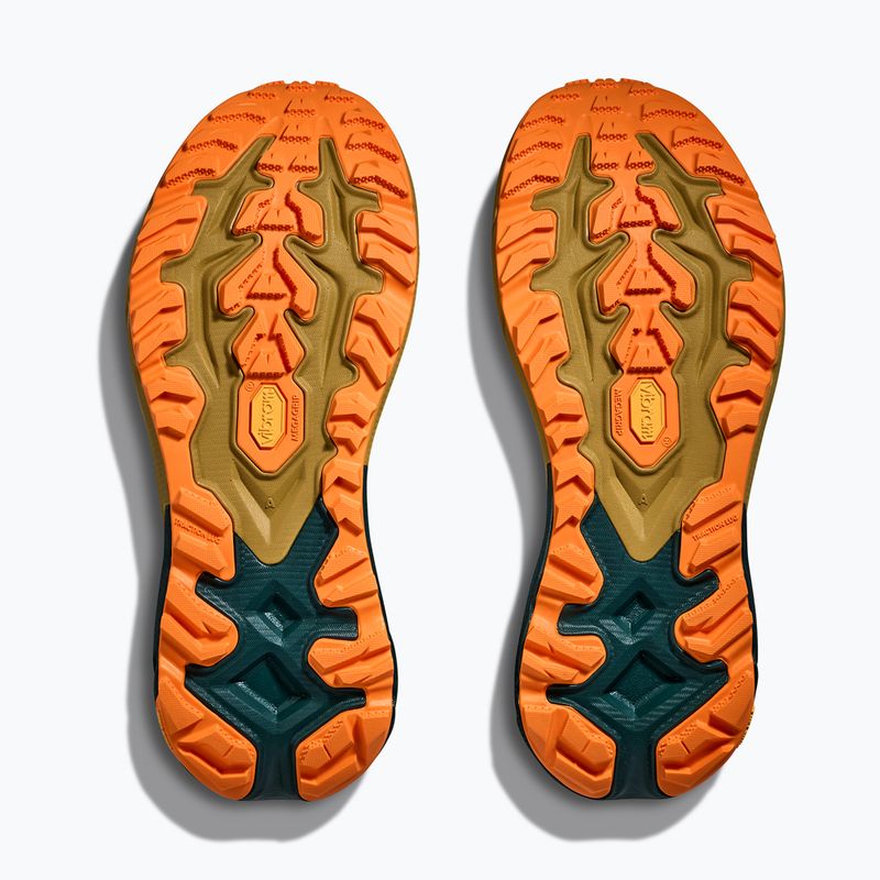 Men's running shoes HOKA Mafate 5 tidal wave/mustard seed 8