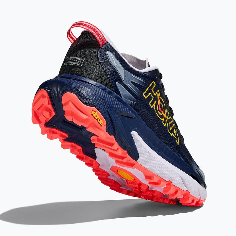 Women's running shoes HOKA Mafate 5 midnight blue/starlight glow 5