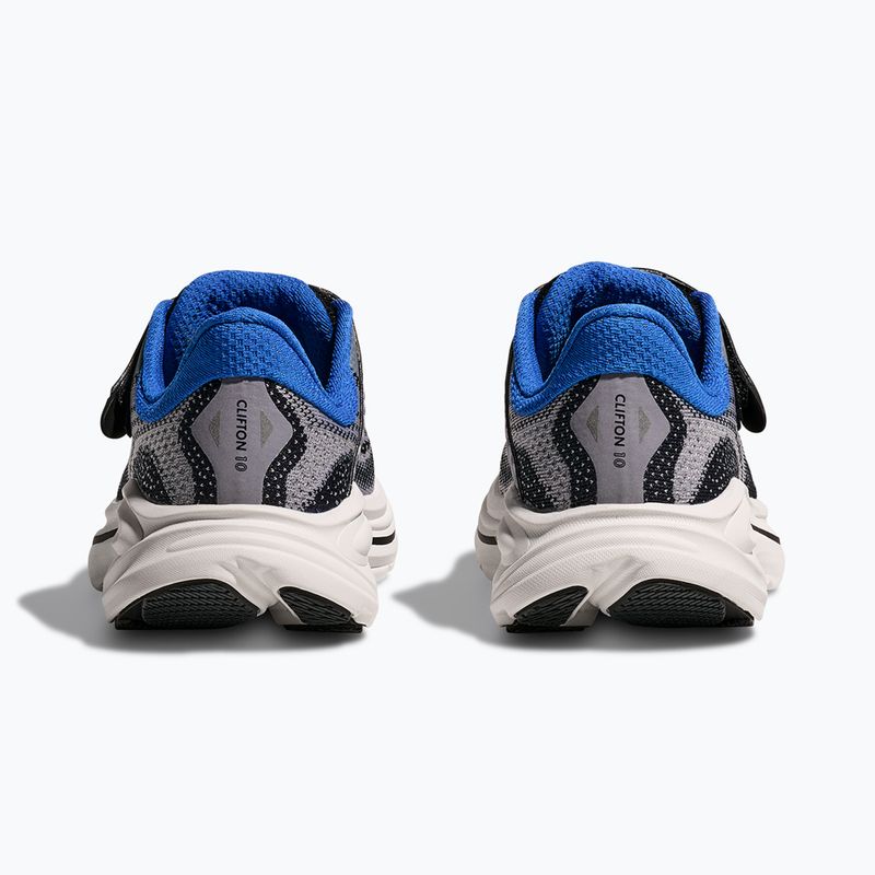 Children's running shoes HOKA Clifton 10 foggy grey/black 6