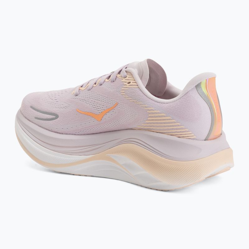 Women's running shoes Hoka Skyward X 2 lilac cream/tangerine glow 3