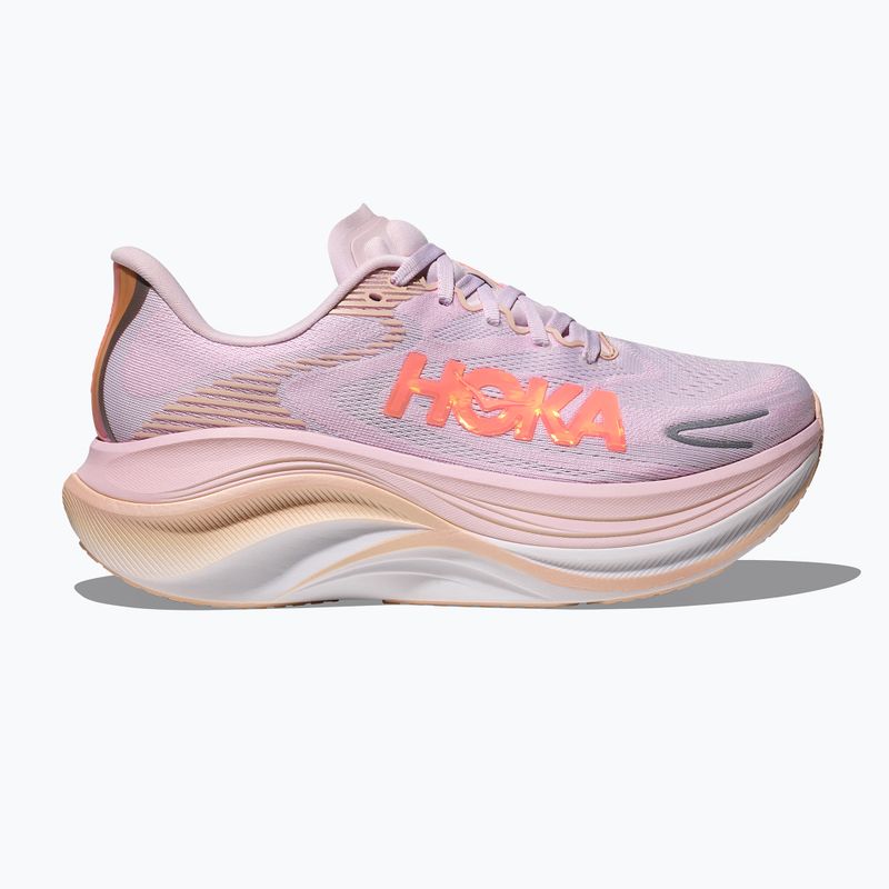 Women's running shoes Hoka Skyward X 2 lilac cream/tangerine glow 3