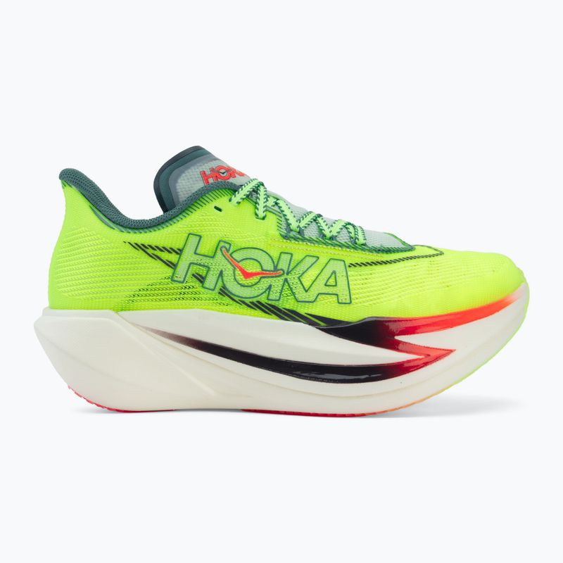 Running shoes HOKA Cielo X1 3.0 neon yuzu/thyme 2