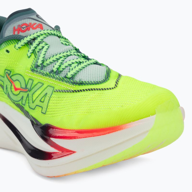 Running shoes HOKA Cielo X1 3.0 neon yuzu/thyme 7
