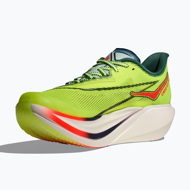 Running shoes HOKA Cielo X1 3.0 neon yuzu/thyme 2