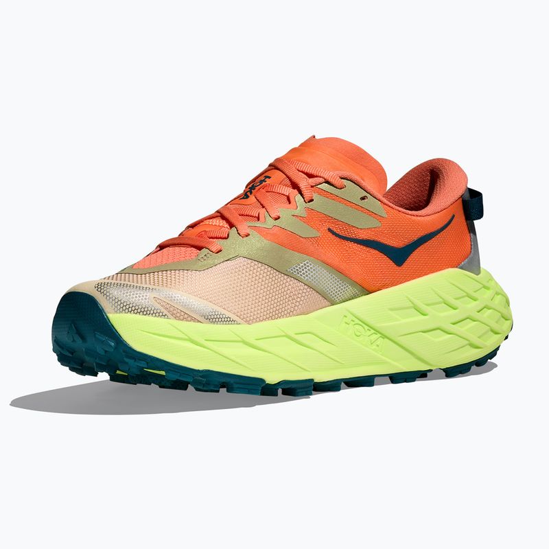 Women's running shoes HOKA Speedgoat 7 persimmon/neon yuzu 2