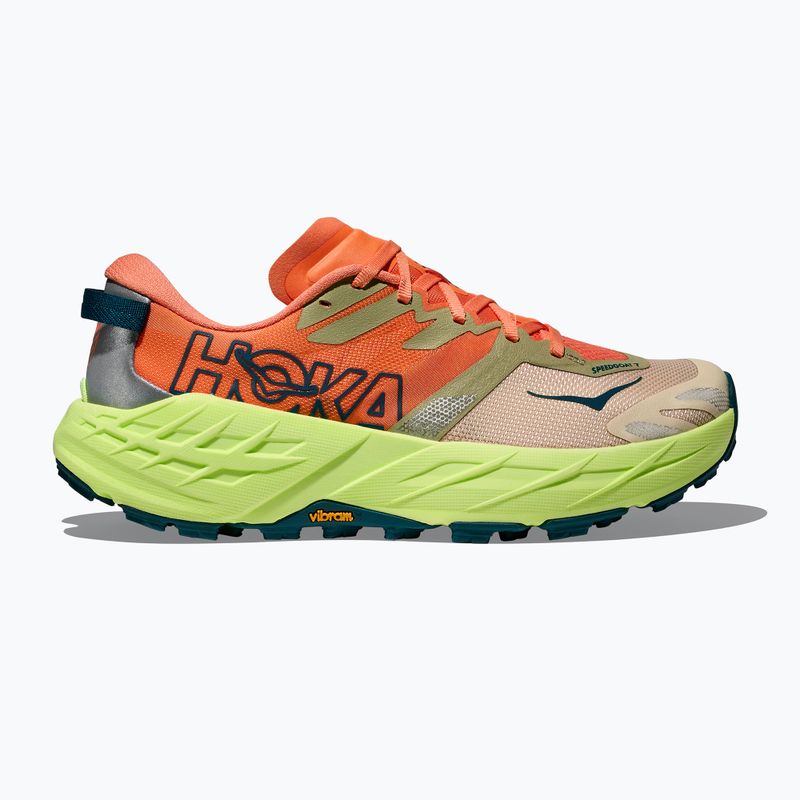 Women's running shoes HOKA Speedgoat 7 persimmon/neon yuzu 3
