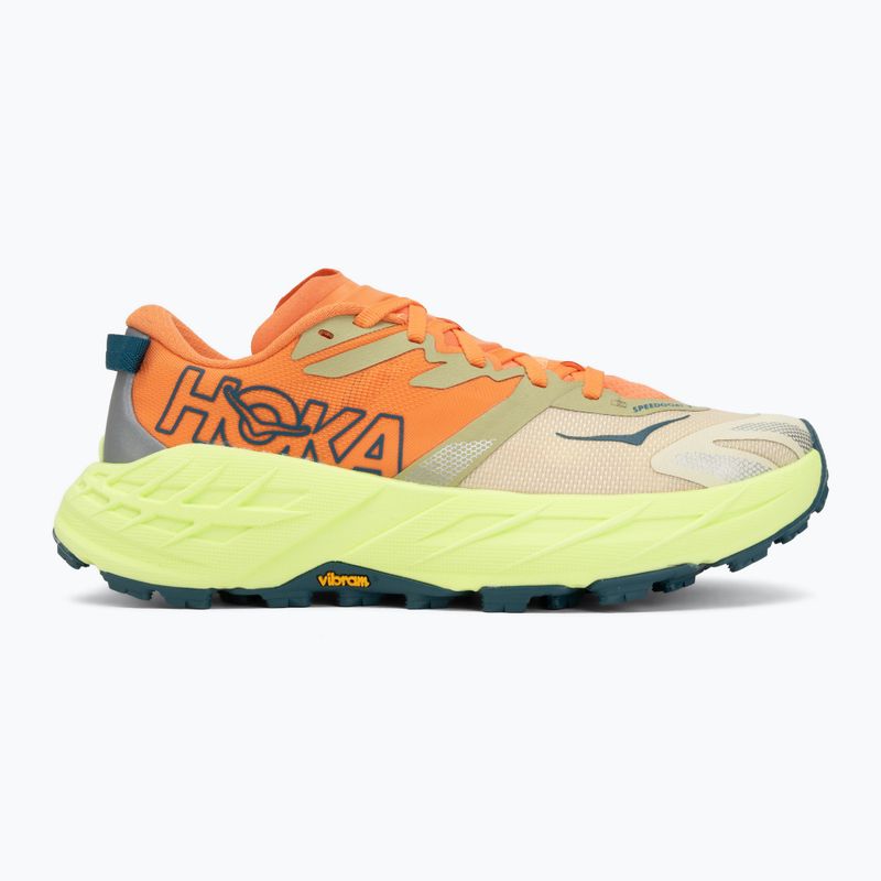 Women's running shoes HOKA Speedgoat 7 persimmon/neon yuzu 2