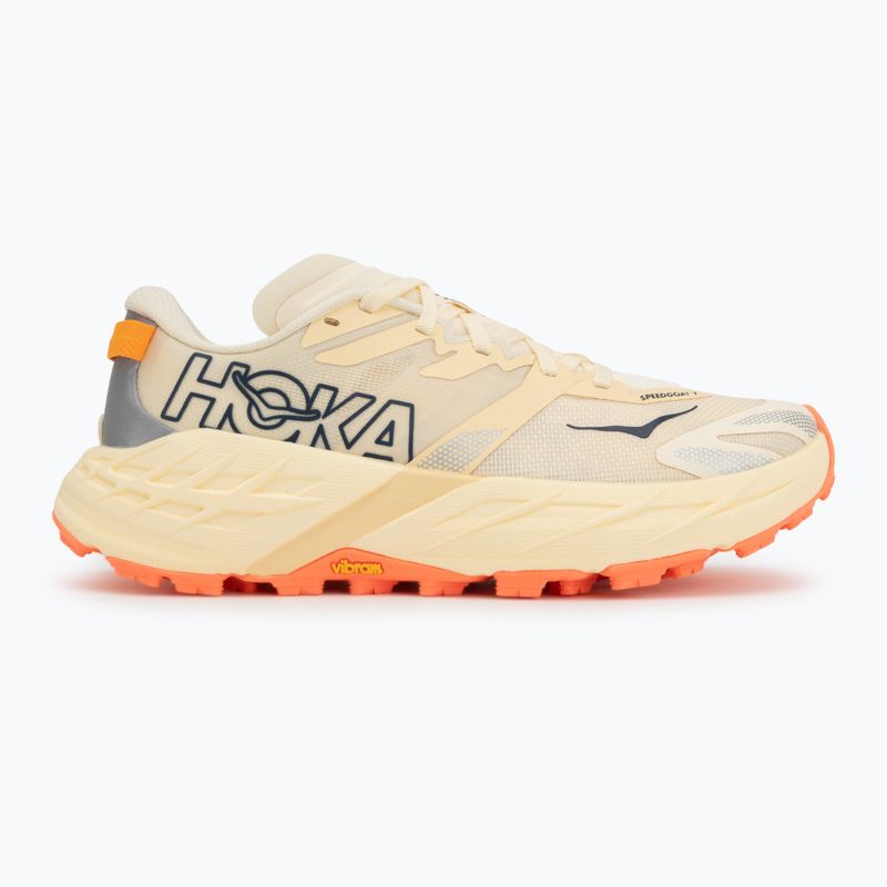 Women's running shoes  HOKA Speedgoat 7 vintage yellow/neon flame 2