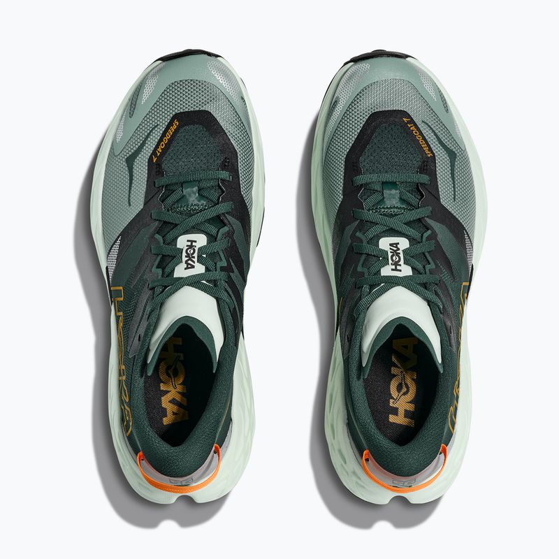 Men's running shoes HOKA Speedgoat 7 Wide bay leaf/sea glass 14