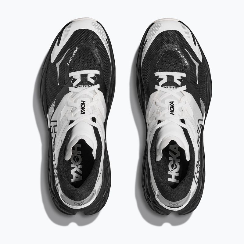 Women's running shoes HOKA Speedgoat 7 black/white 7