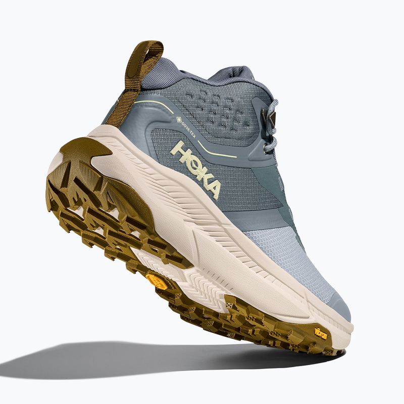 Men's trekking boots HOKA Transport Hike GTX slate blue/stucco 5