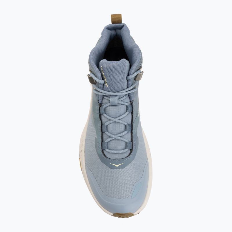 Men's trekking boots HOKA Transport Hike GTX slate blue/stucco 5