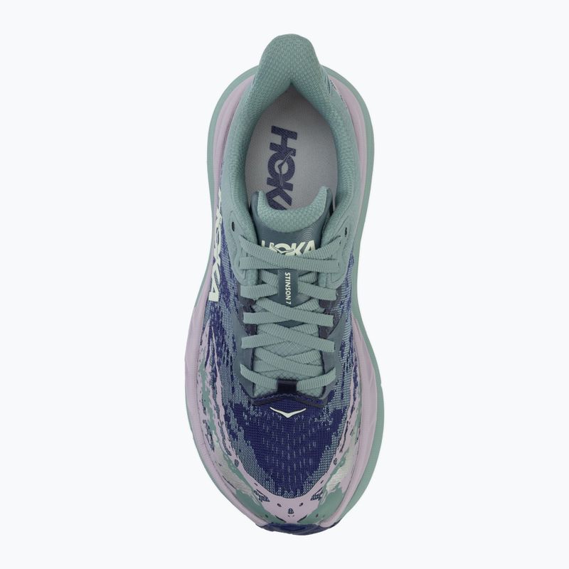 Women's running shoes HOKA Stinson 7 rosemary/fragrant lilac 5