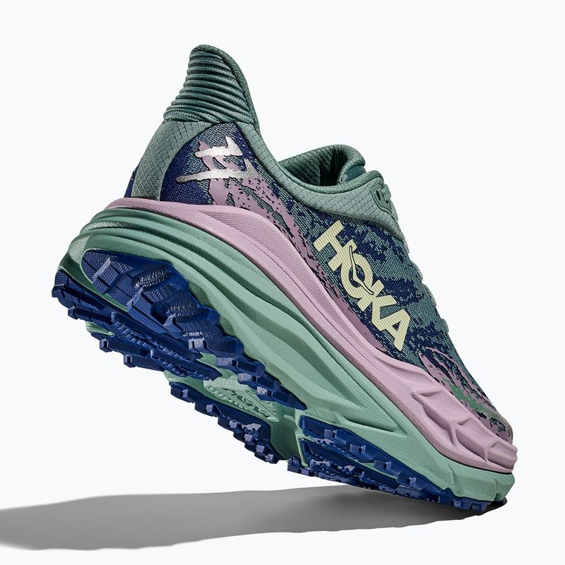 Women's running shoes HOKA Stinson 7 rosemary/fragrant lilac 5