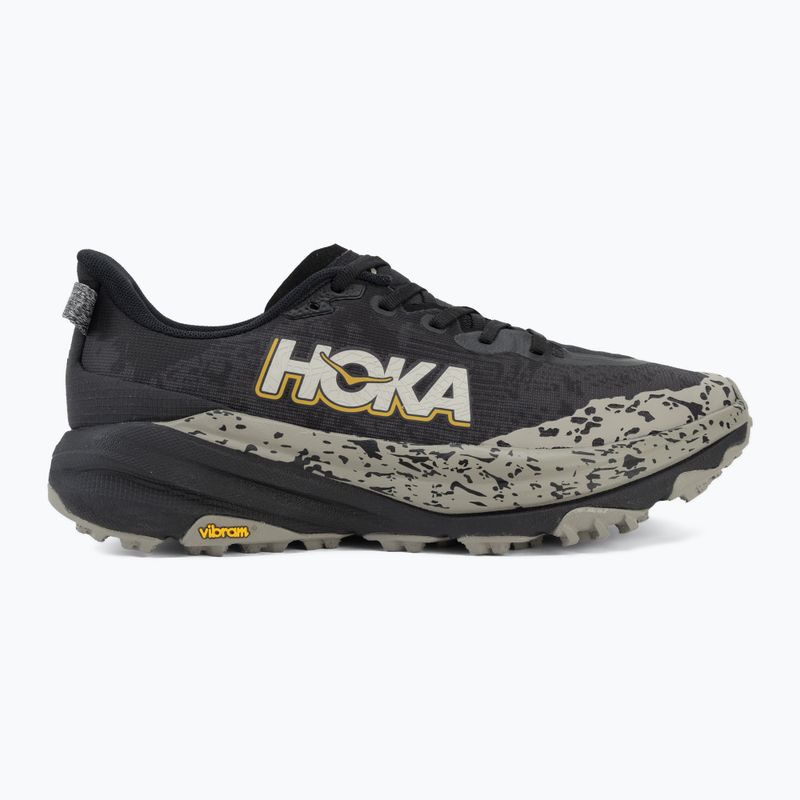 Men's running shoes HOKA Speedgoat 6 black/cement 2