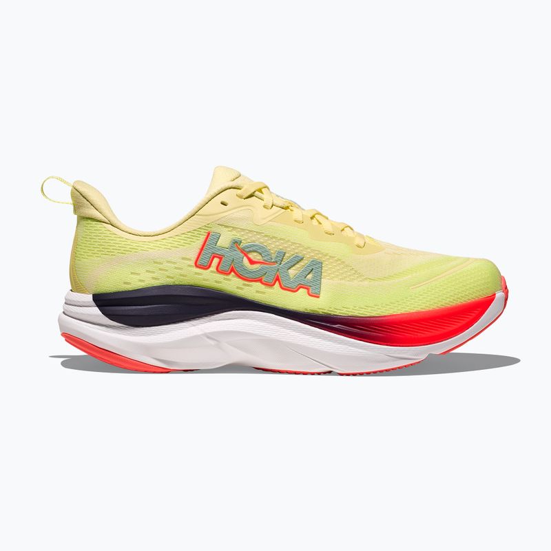 Women's running shoes HOKA Skyflow sunlight/neon yuzu 3
