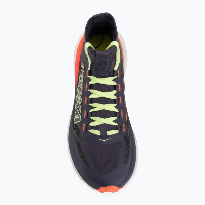 Women's running shoes HOKA Tecton X 3 squid ink/neon lame 5