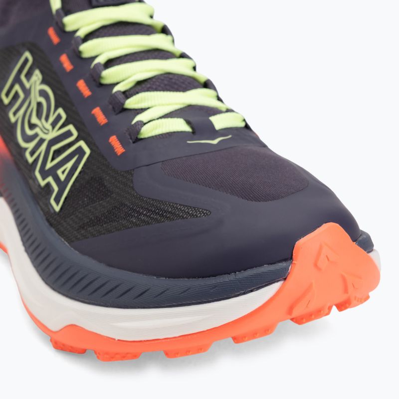 Women's running shoes HOKA Tecton X 3 squid ink/neon lame 7