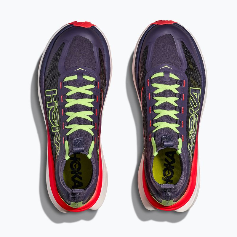 Women's running shoes HOKA Tecton X 3 squid ink/neon lame 7