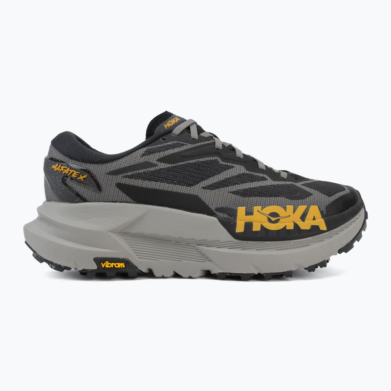 Men's running shoes Hoka Mafate X black/cement 2