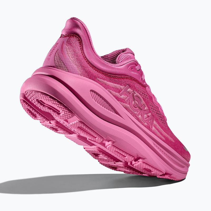 Men's running shoes HOKA Bondi 9 crabapple/crabapple 5