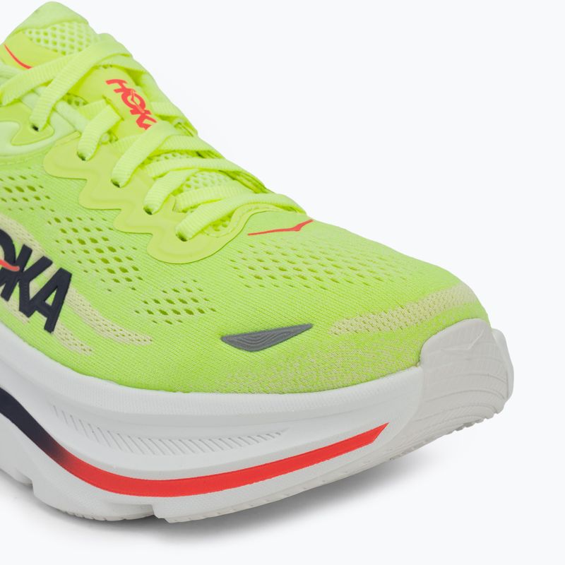 Men's running shoes HOKA Bondi 9 neon yuzu/sunlight 7